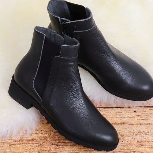 美品 アルテミス バイ ダイアナ 軽量 本革 サイドゴア ショートブーツ イエナ