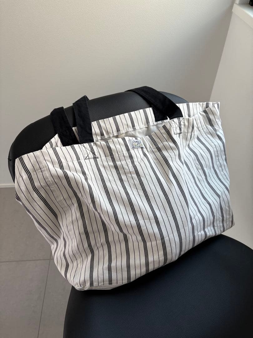house on the hill トートバッグ　ストライプ