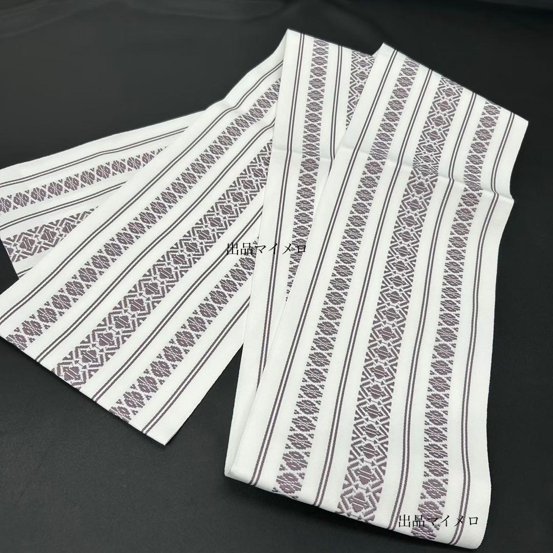 浴衣　夏　単着物　紺色　吸湿速乾　献上柄　半幅帯　2点セット　071811