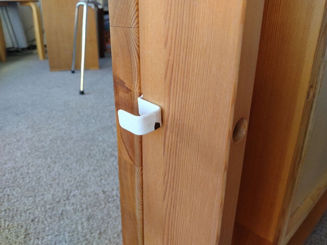 【訳あり良品】MUJI無印 パイン材デスク86cm引出付/ワークテーブル/学習机