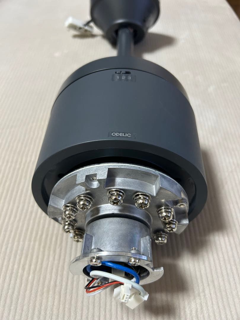 ODELIC シーリングファン WF249+WF737 30cm延長パイプ　中古