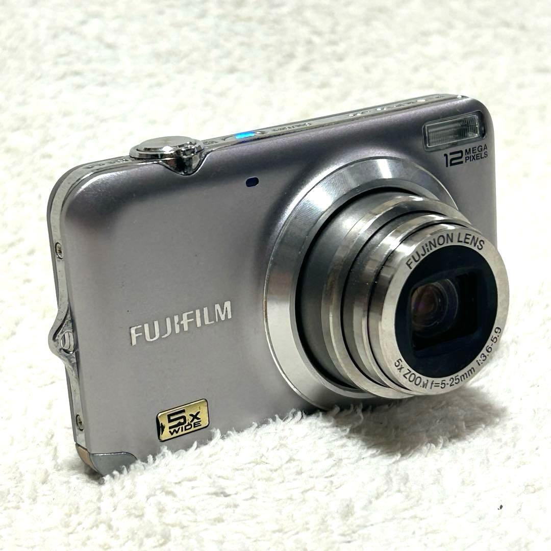 【美品 動作OK やや訳アリ】富士フイルム FinePix JX200 シルバー