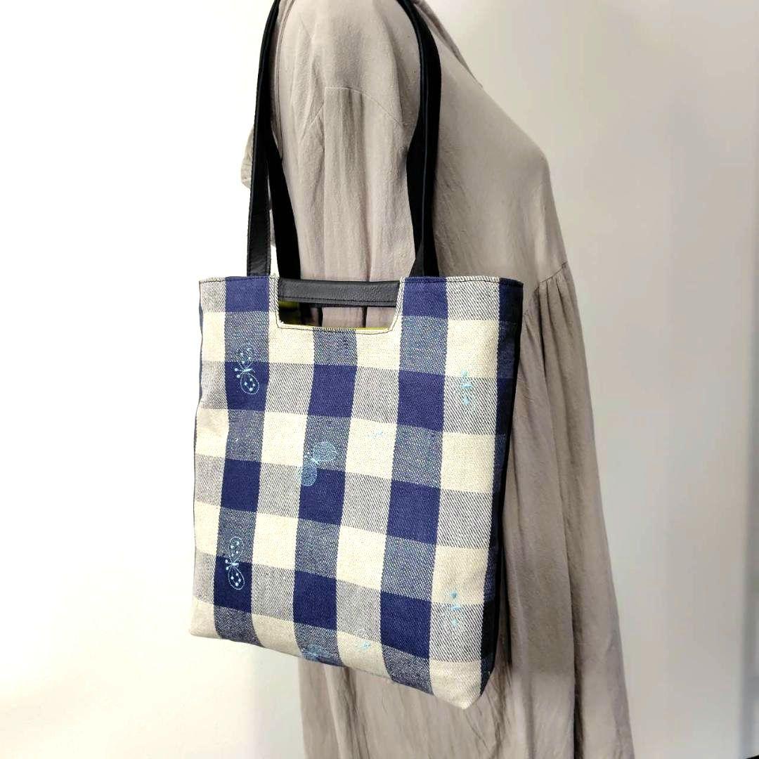 【専用】/ちょうちょ×ゴッホカケラパッチWフェイス/A4ショルダートートマ