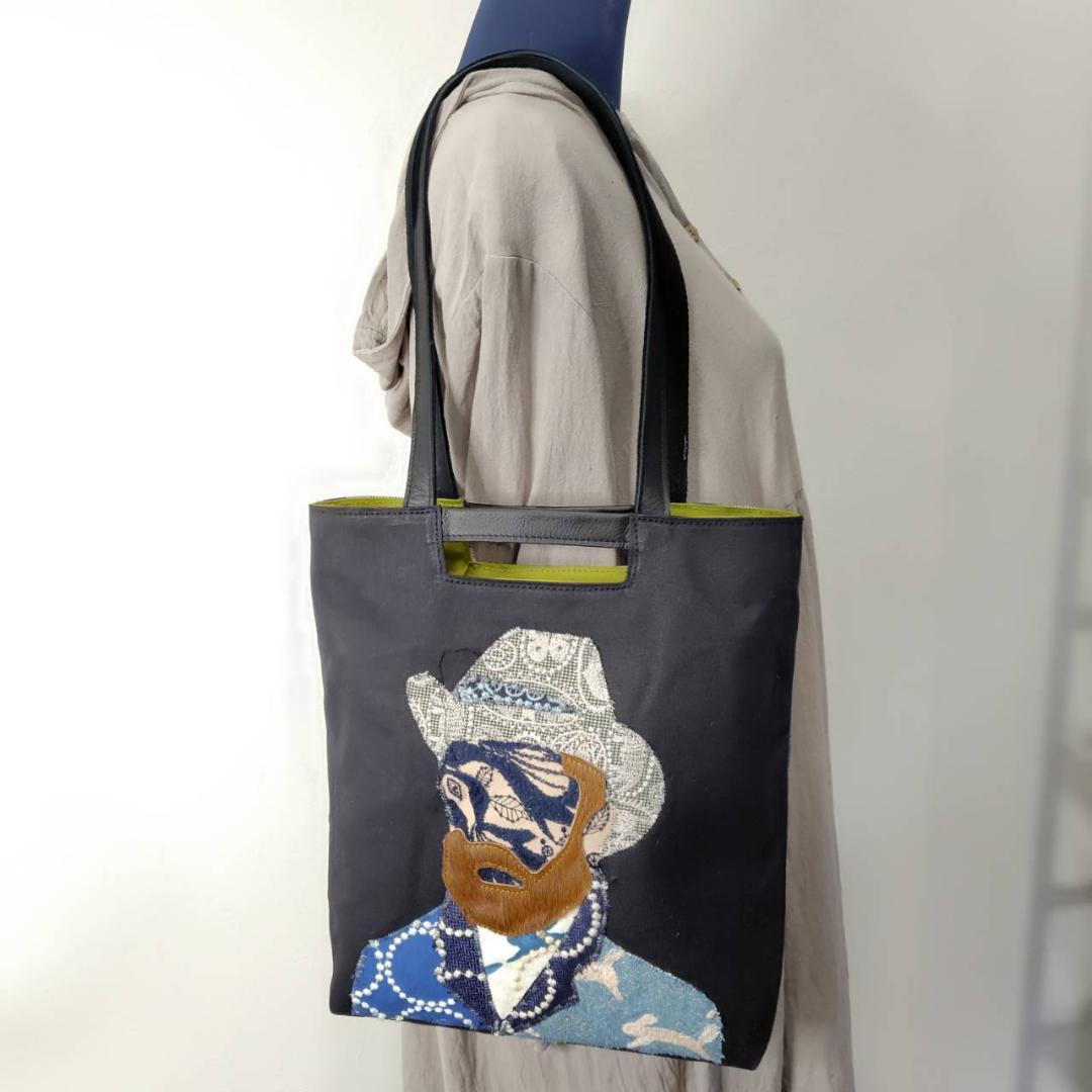 【専用】/ちょうちょ×ゴッホカケラパッチWフェイス/A4ショルダートートマ