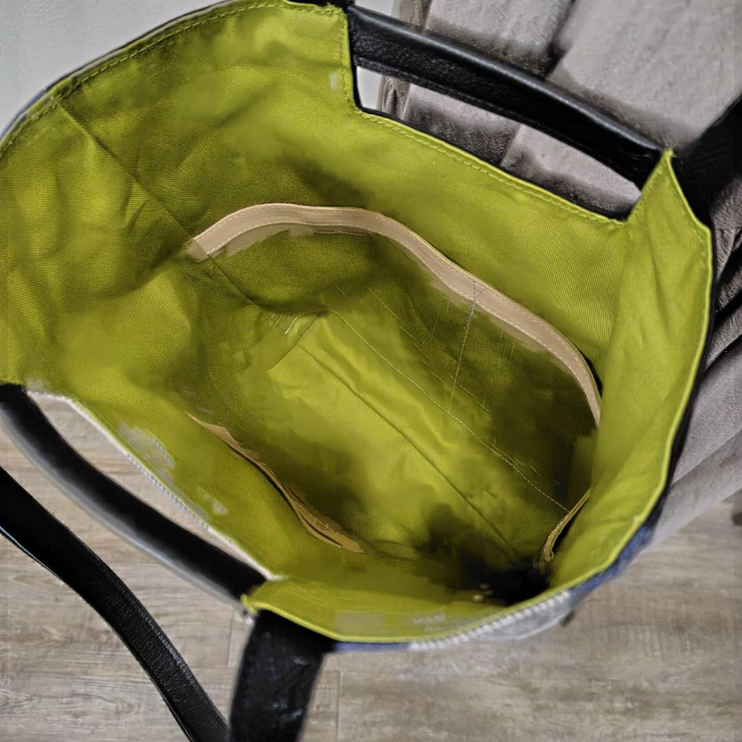 【専用】/ちょうちょ×ゴッホカケラパッチWフェイス/A4ショルダートートマ