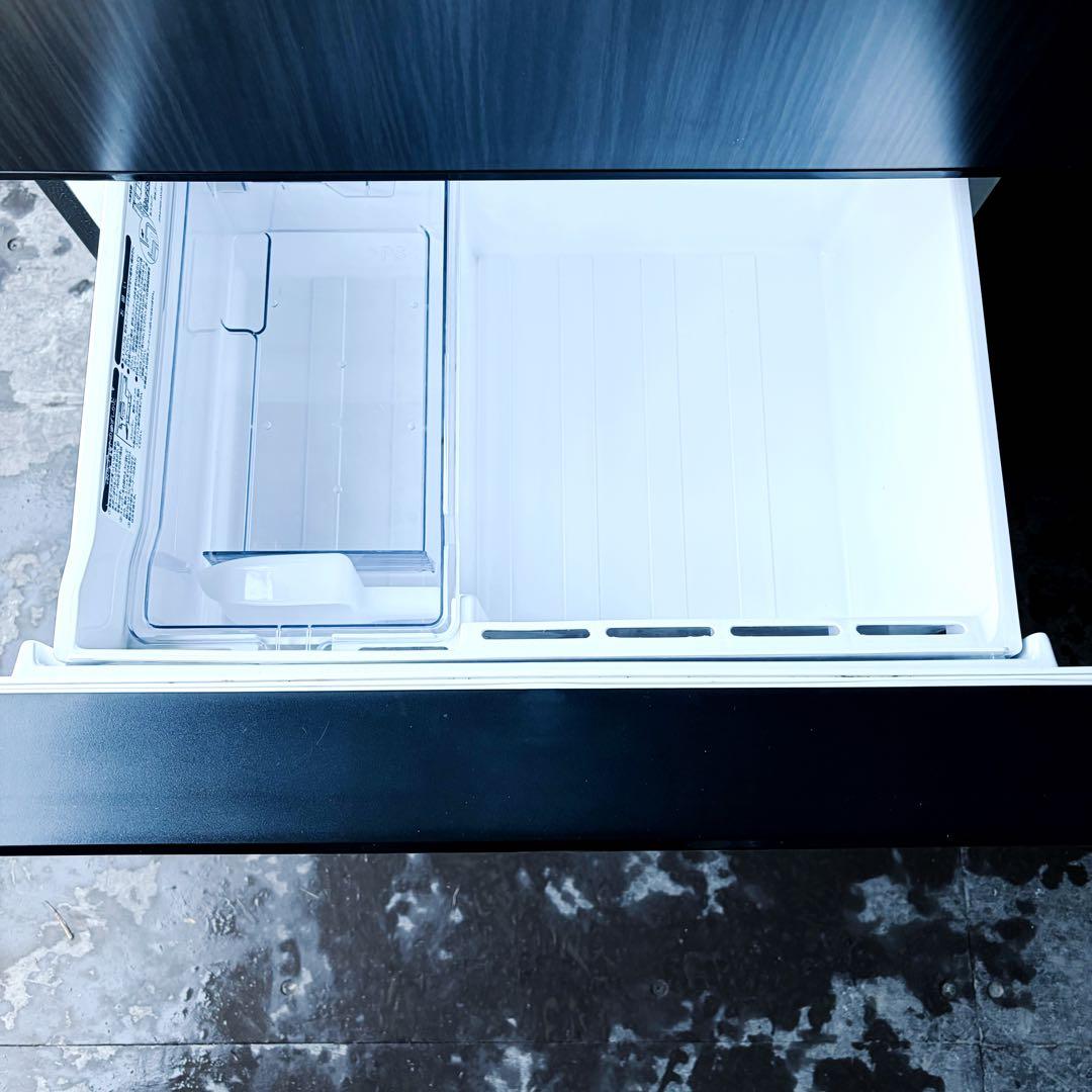 運搬取付無料！ウッディブラウン純正AQUA旬鮮チルドおしゃれ冷蔵庫！完動超美品！