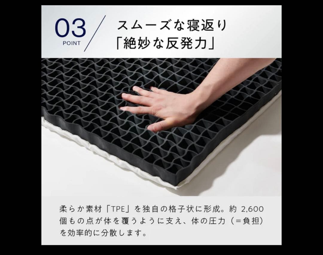 7cm シングル ヒツジのいらないマットレス PREMIUM model
