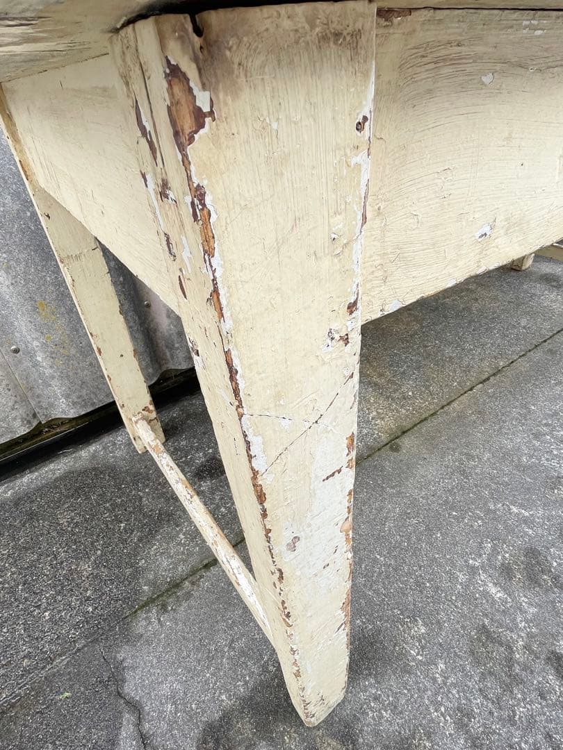 アンティーク/フランス/古材/ダイニングテーブル/センターテーブル/机/店舗什器