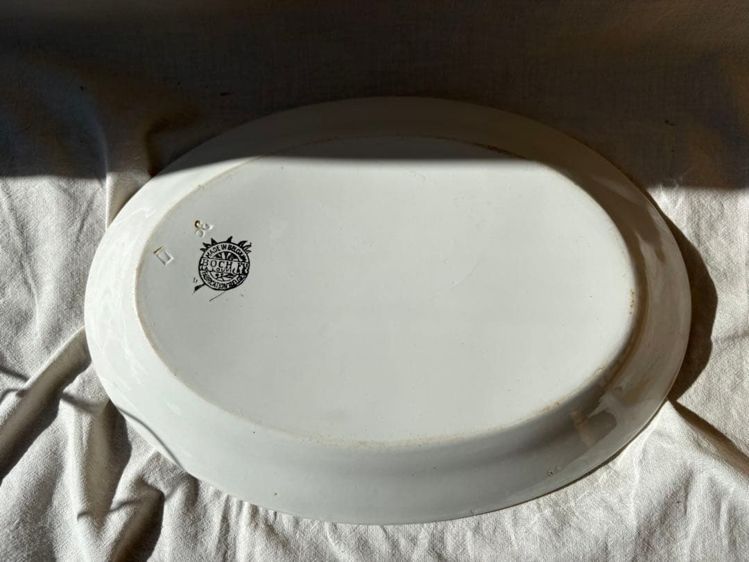 アンティーク　BOCH オーバルプレート　皿
