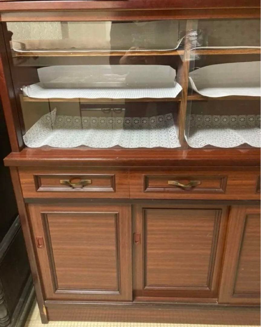 レトロ食器棚食器入れケース収納