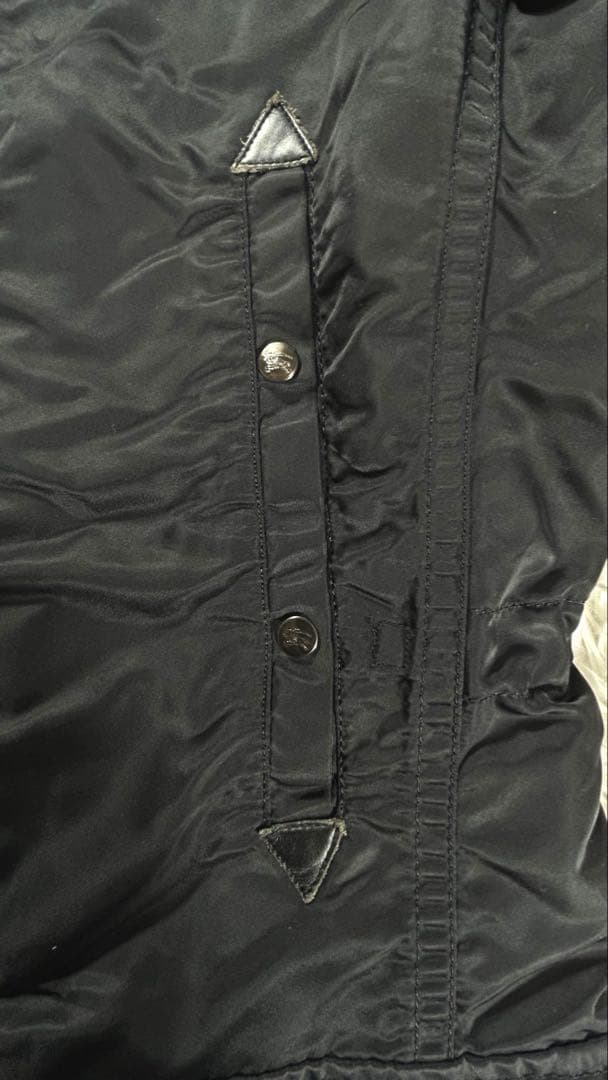 美品✨BURBERRY BLUE LABEL モッズコート　ノバチェック　M 黒