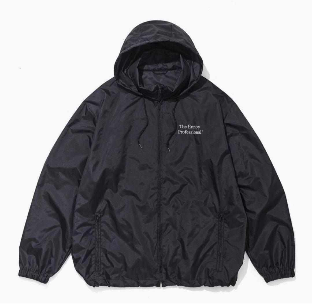 ENNOY PACKABLE NYLON JACKET Lサイズ ブラック