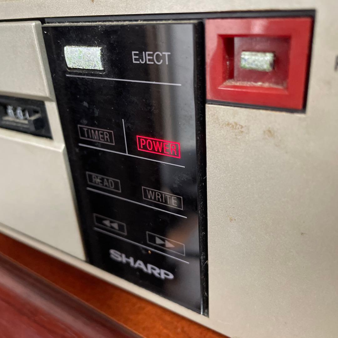 シャープ ジャンクSHARP シャープ （CZ-800 C） レコーダー セット