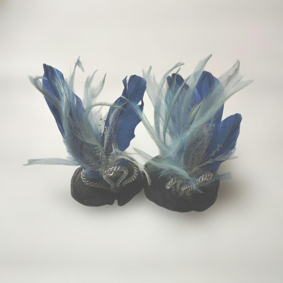 バレエ　クラシックチュチュ　 シルビア製水色　Ｓサイズ 2着まとめ 髪飾り、袖付