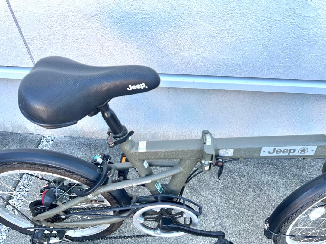 Jeep 折り畳み自転車 20インチJE-206G オリーブグリーン