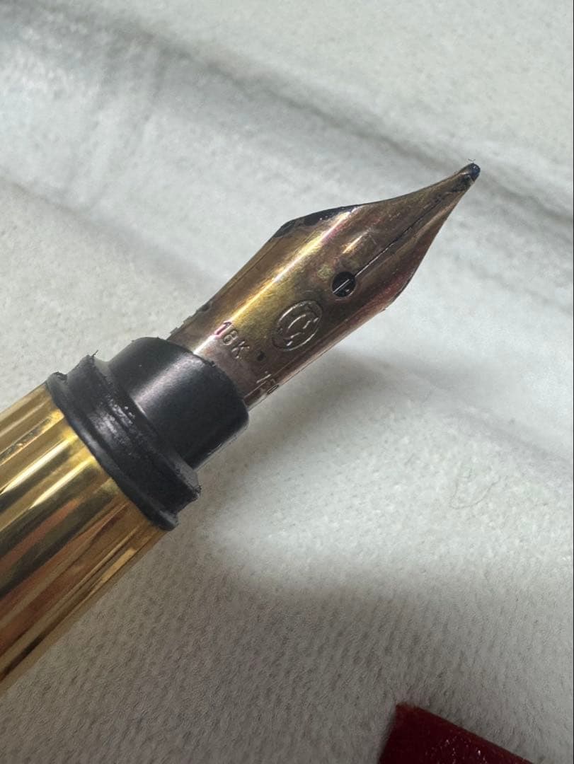 Cartier パシャ　ドゥ　カルティエ　18k 万年筆 専用ケース付き