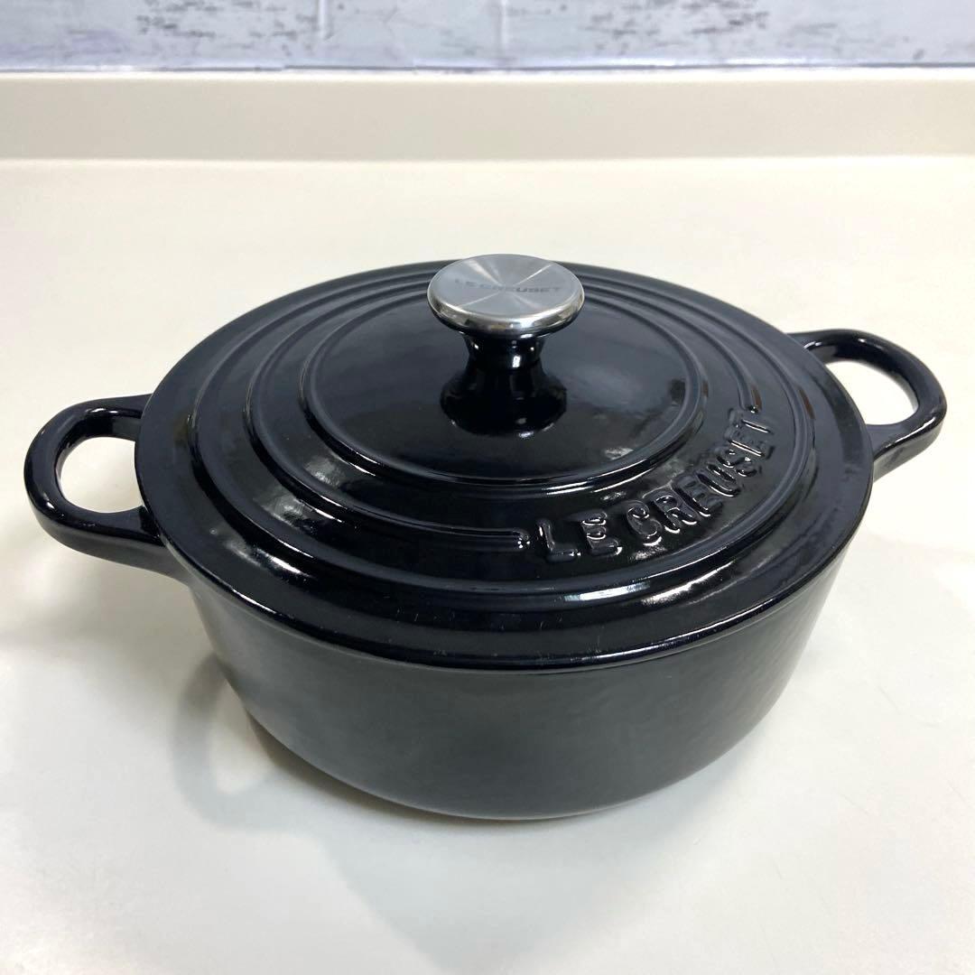【美品】ルクルーゼシグニチャー ココットジャポネーズ 18cm