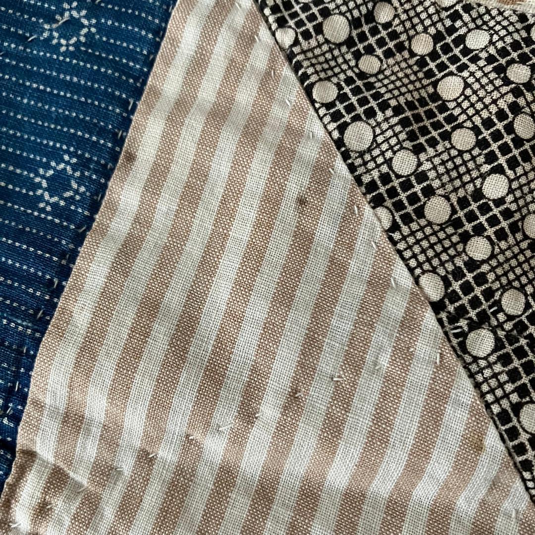 アンティーク アメリカ ビンテージ 1940〜50年代 パッチワーク大判キルト