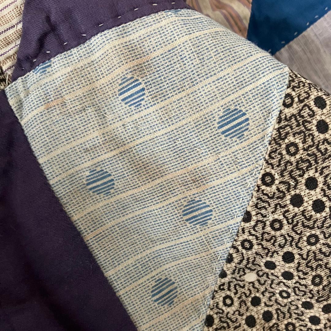 アンティーク アメリカ ビンテージ 1940〜50年代 パッチワーク大判キルト