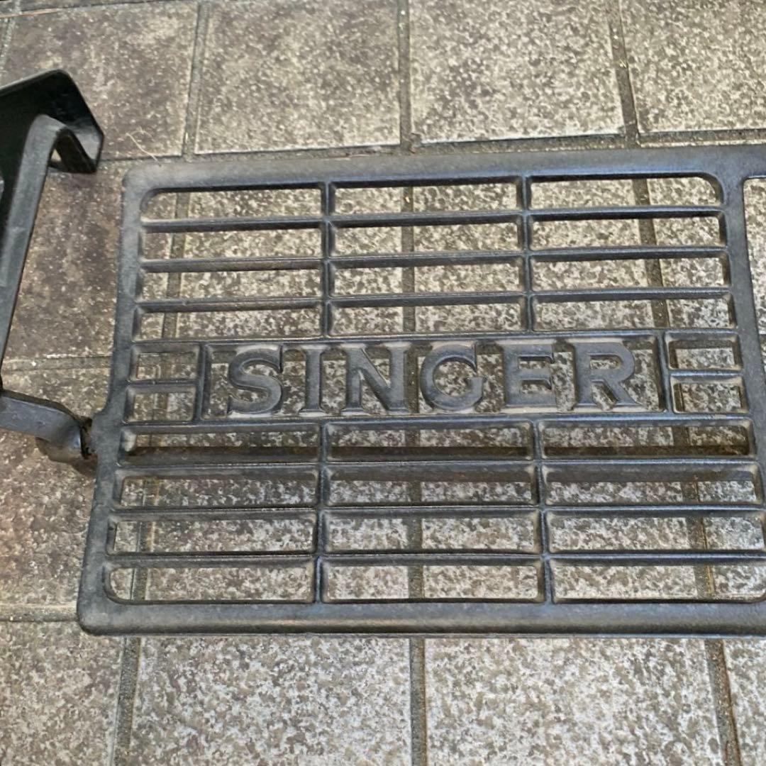 SINGER ミシンスタンド 手動式 テーブル 台座 レトロ 希少 引取り推奨