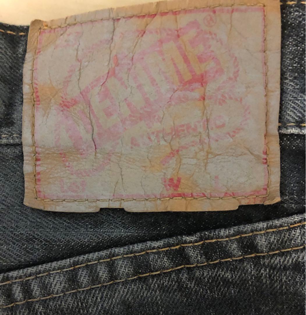 DENIME ドゥニーム 日本製 ORIZZONTI ブラック USED W31