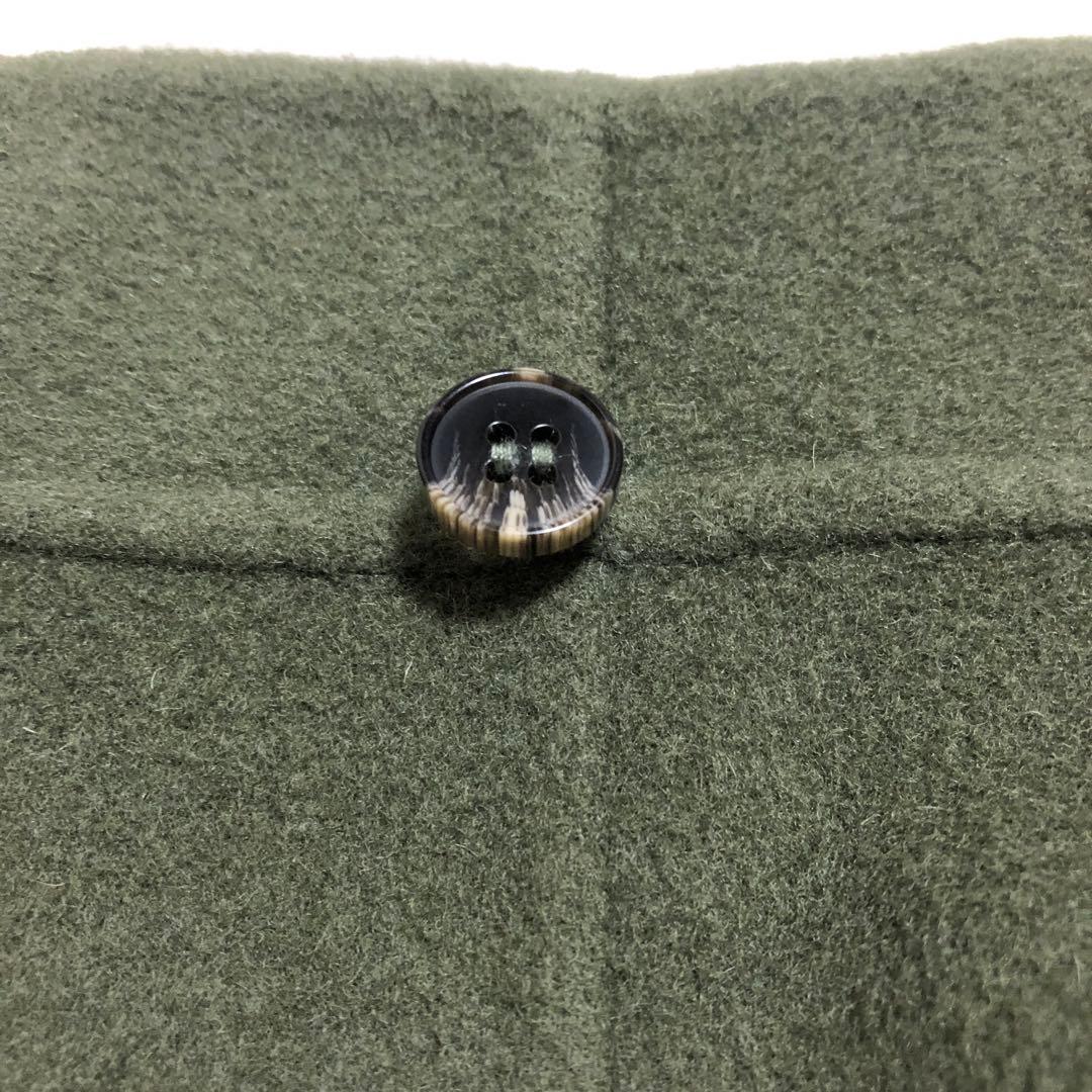 MaxMara MARELLA マフラー付 ノーカラーコート M ウール 高級