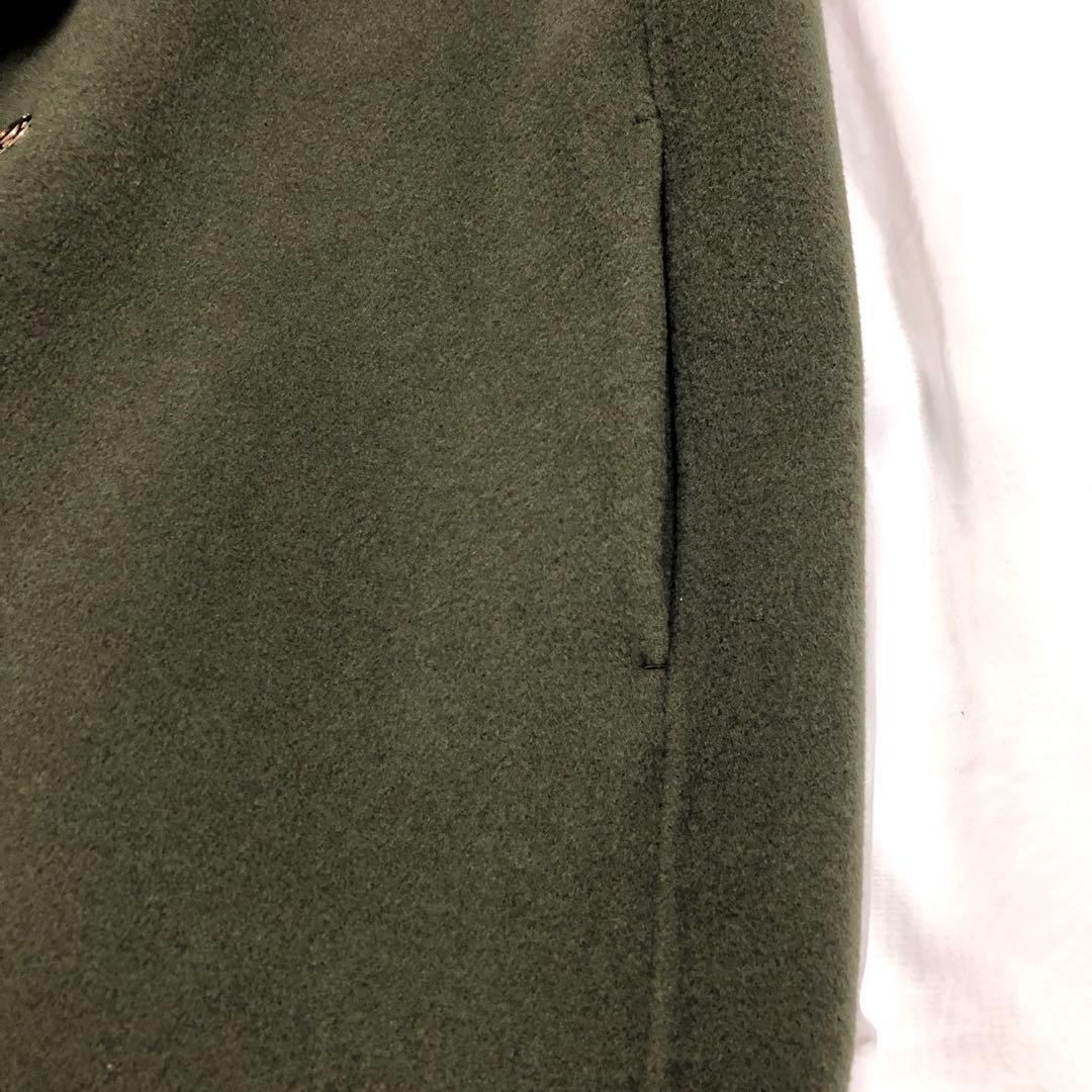 MaxMara MARELLA マフラー付 ノーカラーコート M ウール 高級