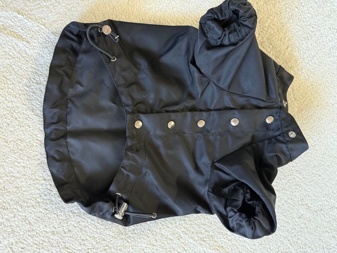 PRADA Re-Nylon ドッグレインコート ブラック