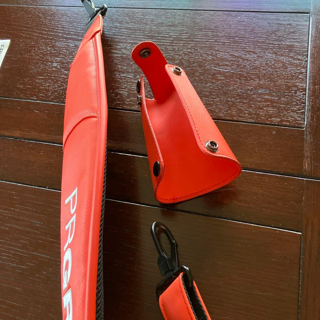 PRGR キャディバッグ オレンジ色 YOKOHAMA