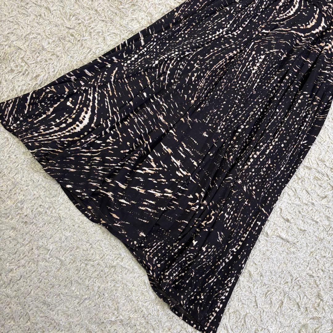 マックスマーラ　イタリア製　レーヨン　カシュクール　膝丈ワンピース　40