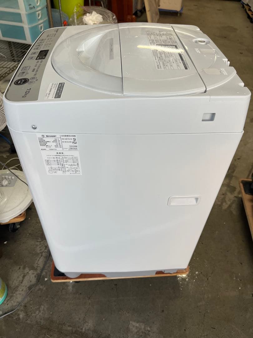 女性オーナーSHARP 洗濯機 ES-GE7G-W 7kg 2023年製