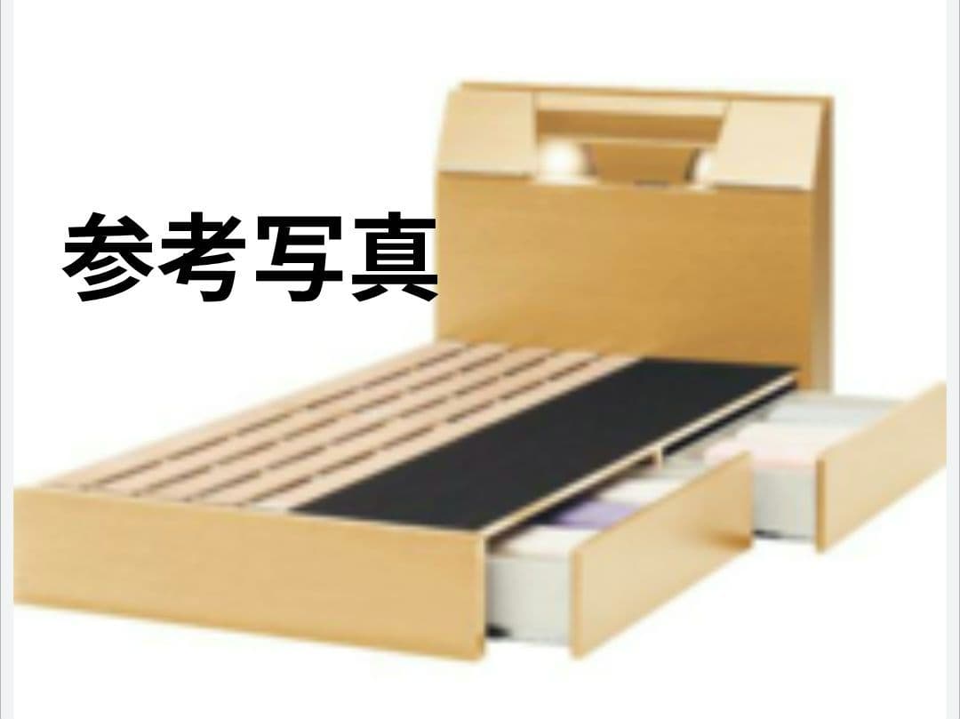 【直接引き渡し】シングルベッド　マットレス付き