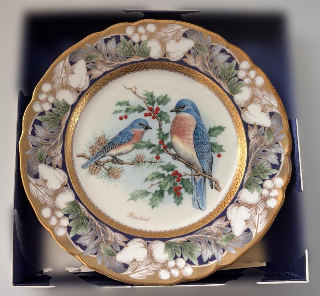 未使用 ノリタケ クリスマスプレート 1997年～2000年 ４枚セット 箱あり