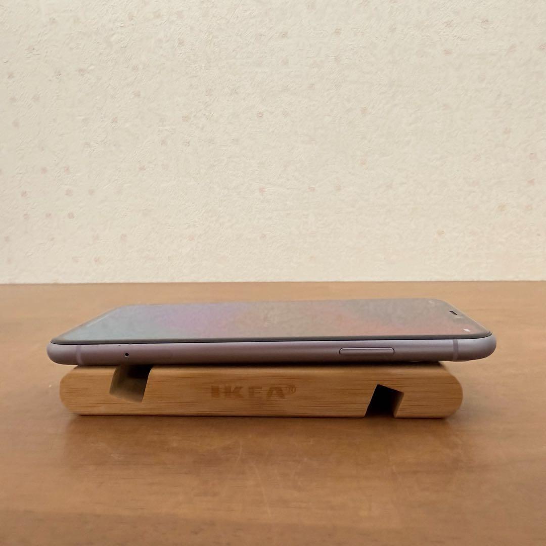 ● 美品 iPhone11 64GB パープル MWLX2J/A SIMフリー