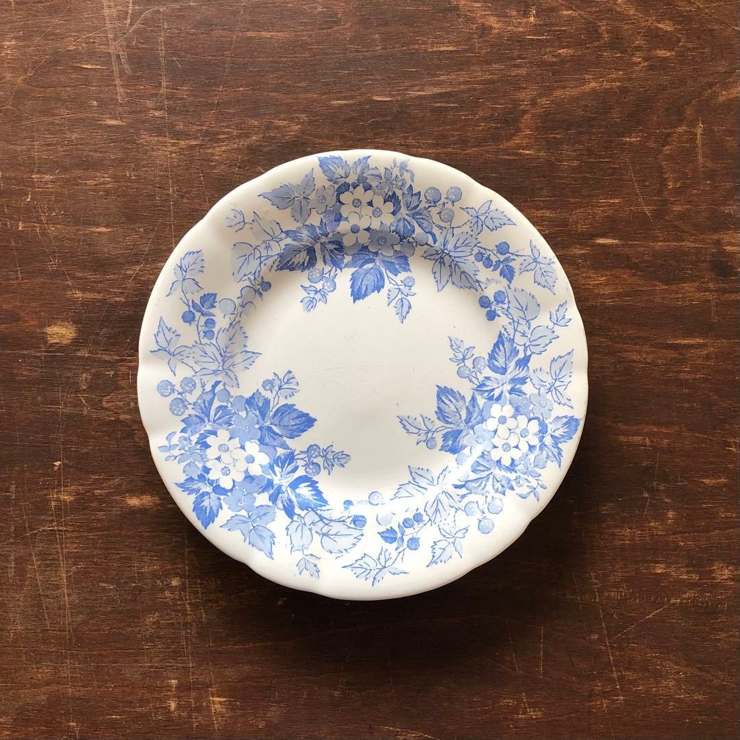 1900年代初期 フランス　サルグミンヌ《RUBIA》デザートプレート　希少