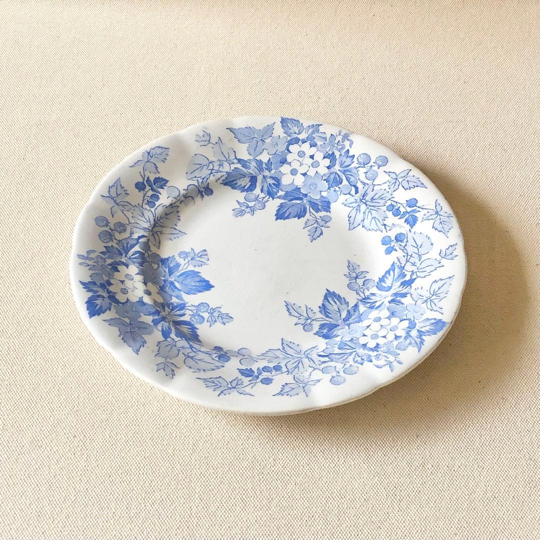 1900年代初期 フランス　サルグミンヌ《RUBIA》デザートプレート　希少