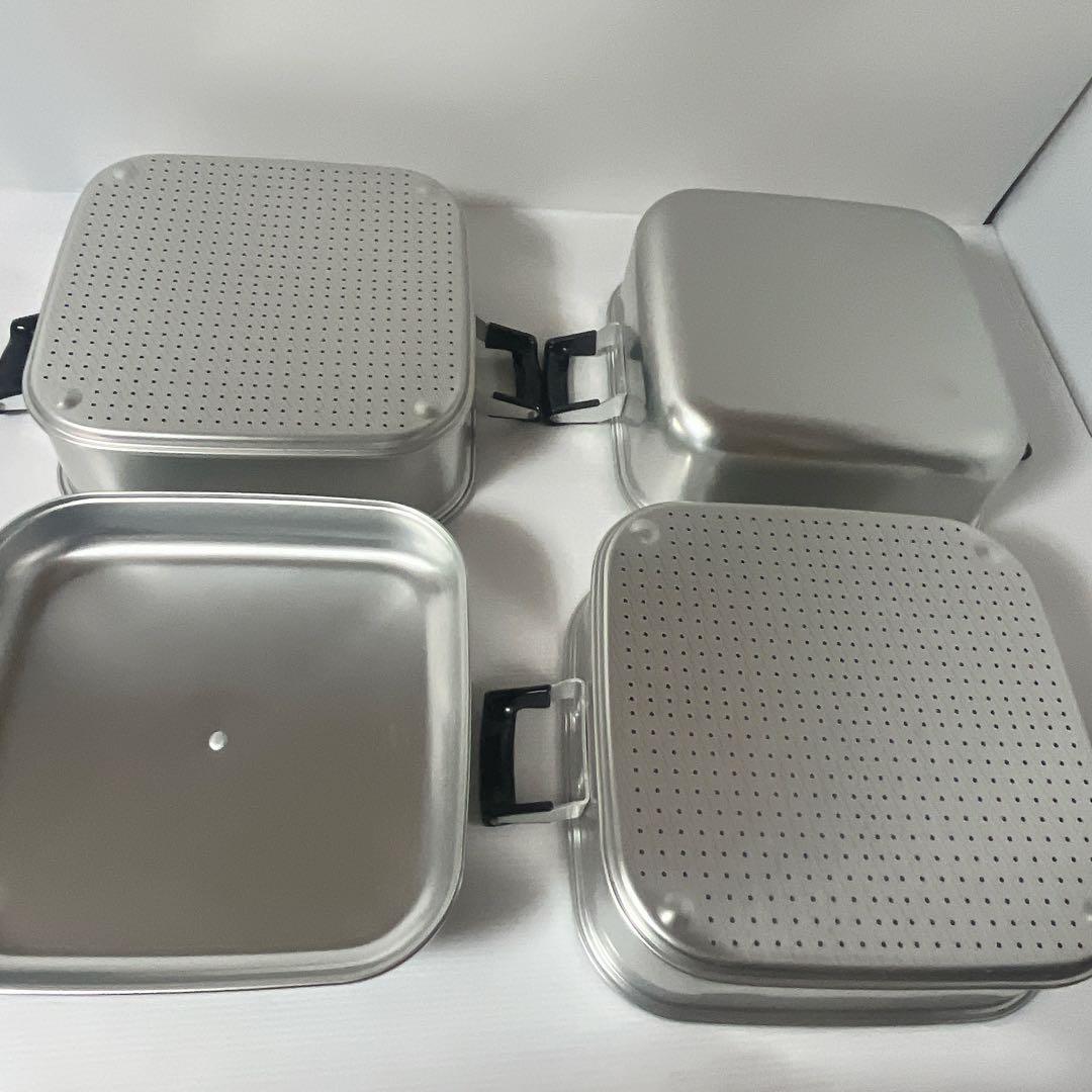 アカオアルミ　角型蒸器　33cm 蒸し器　業務用