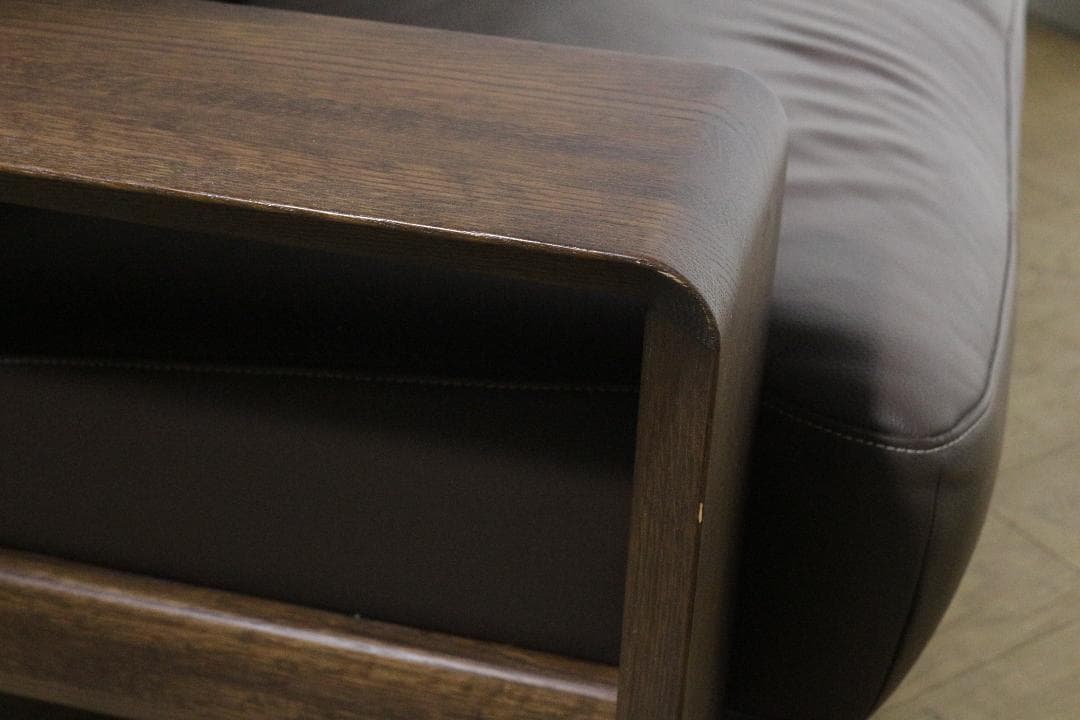 karimokuカリモク家具★Chitanoチターノ★３人掛けソファ★本革