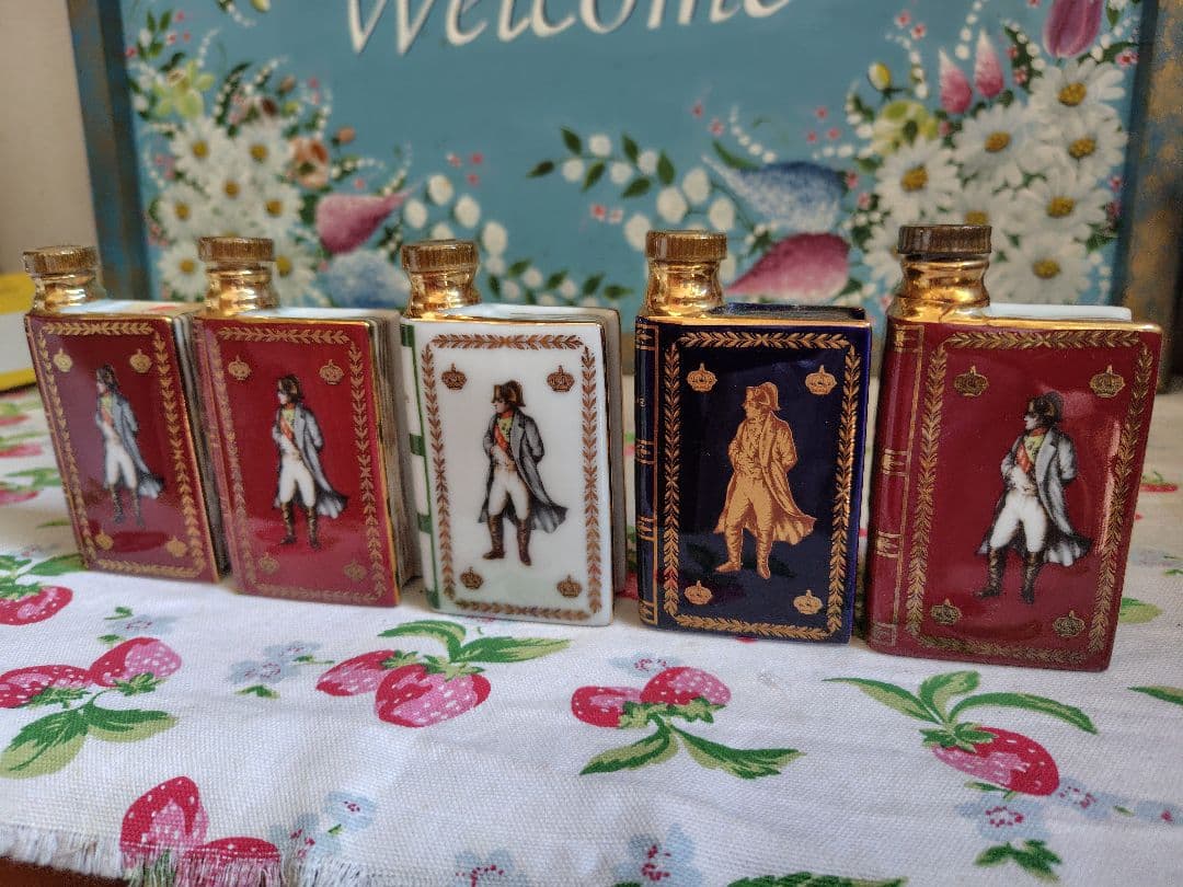 未開栓　ブランデー　カミュ　ブック　ナポレオン　ミニチュア　5本セット　50ml