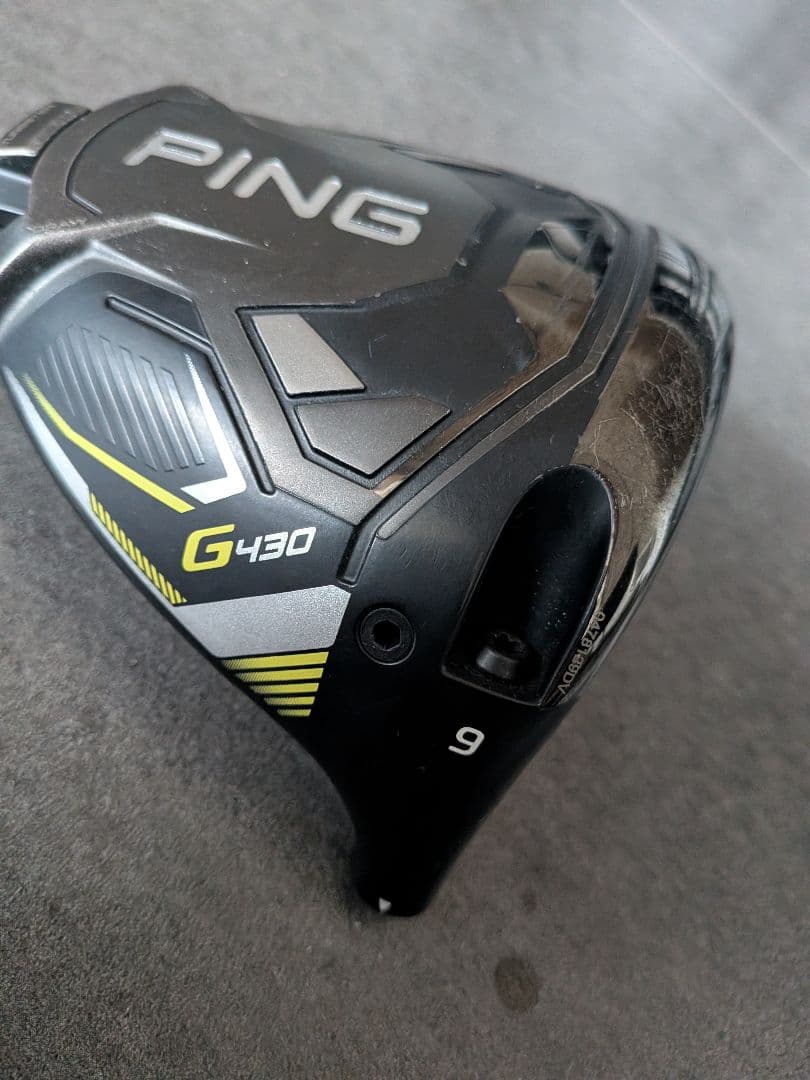 ●名器　日本仕様●PING G430 LST ドライバー 9度 ヘッドのみ
