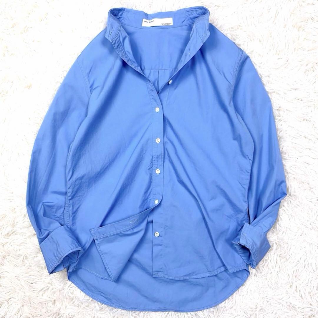 アパルトモン　2022SS トーマスメイソン　コットンシャツ　ブルー