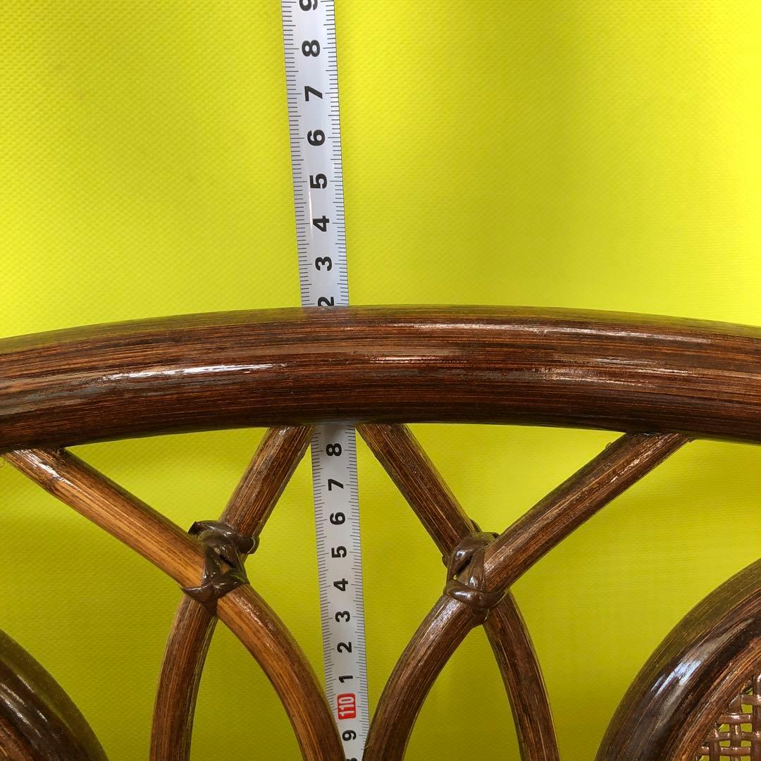 昭和レトロ 籐家具 ラタン ラック チェスト 4段引き出し　中古