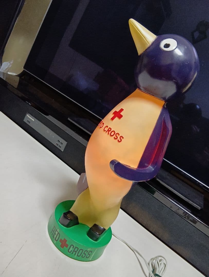 赤十字　RED CROSS ビンテージ 大型ディスプレイライト ペンギン