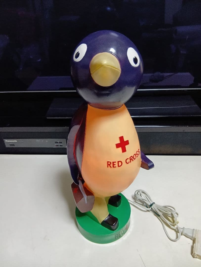 赤十字　RED CROSS ビンテージ 大型ディスプレイライト ペンギン