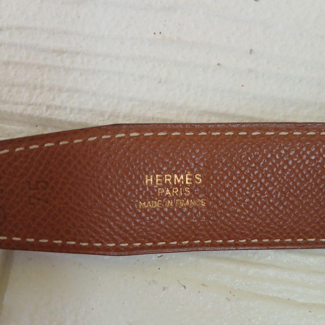 エルメス ベルト コンスタンス Hロゴ 刻印 レザー s1