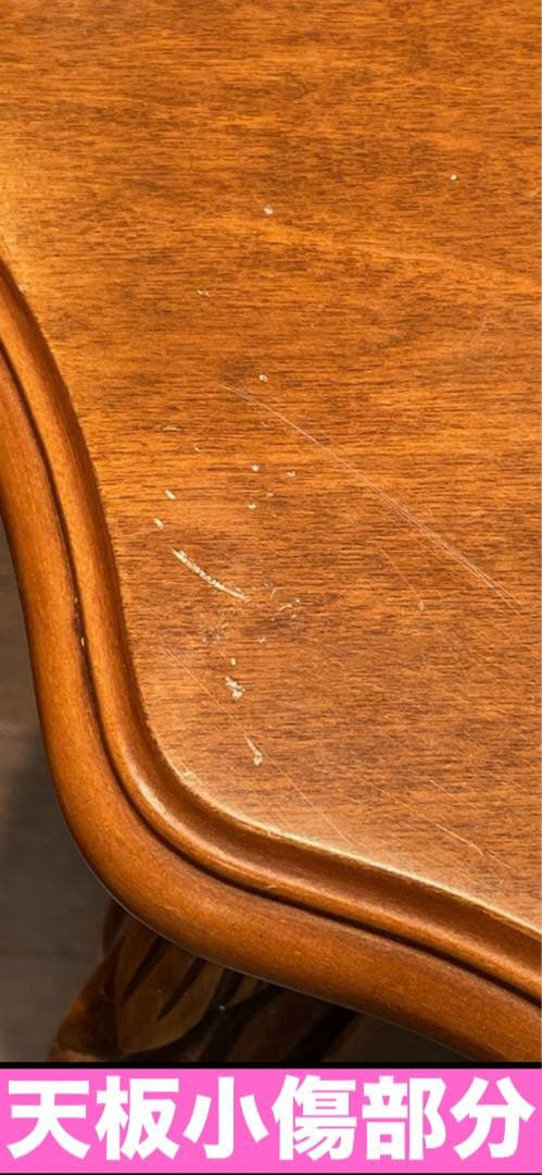 希少♦️最高級 アンティーク♦️猫脚 サイドテーブル♦️彫刻♦️ライトブラウン♦️送料込