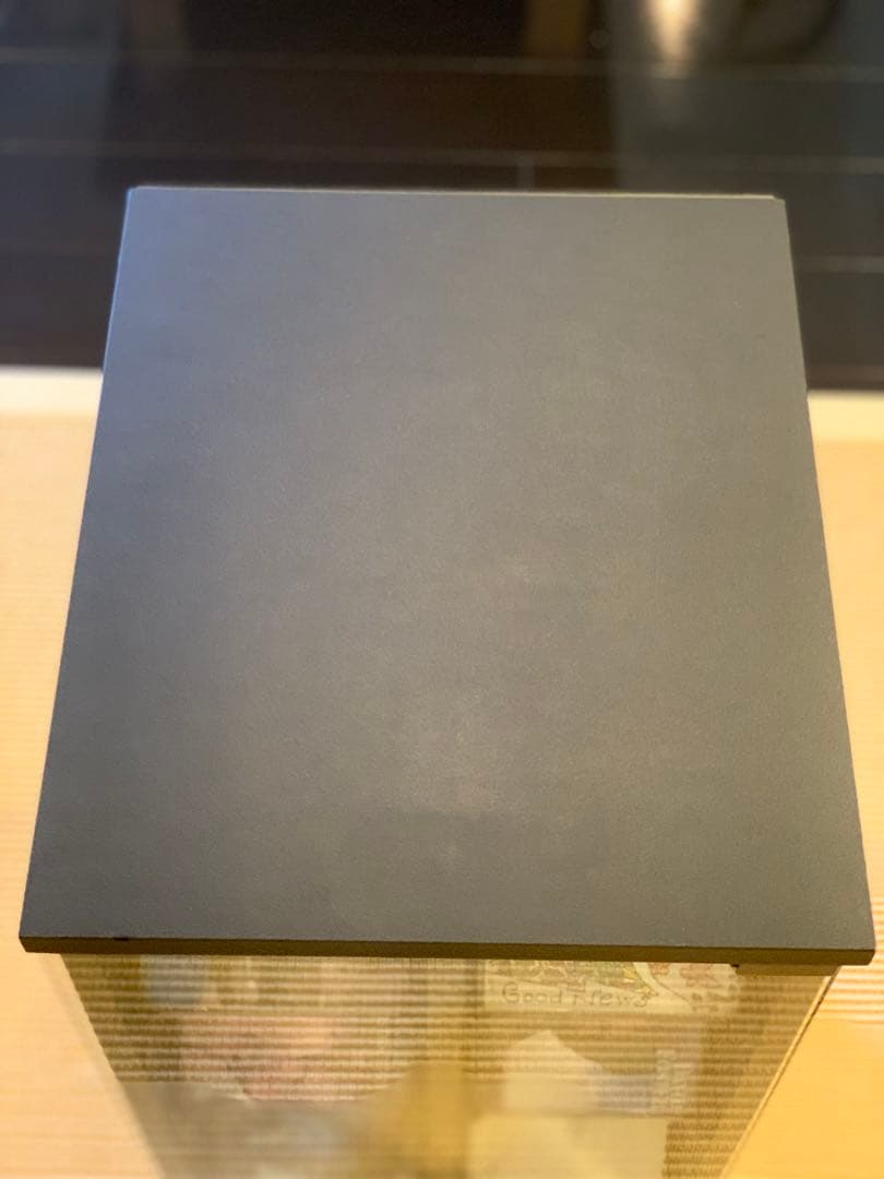 K　CDラック 黒 ガラス扉付き　160枚収納（3台あったうち最後の1台）