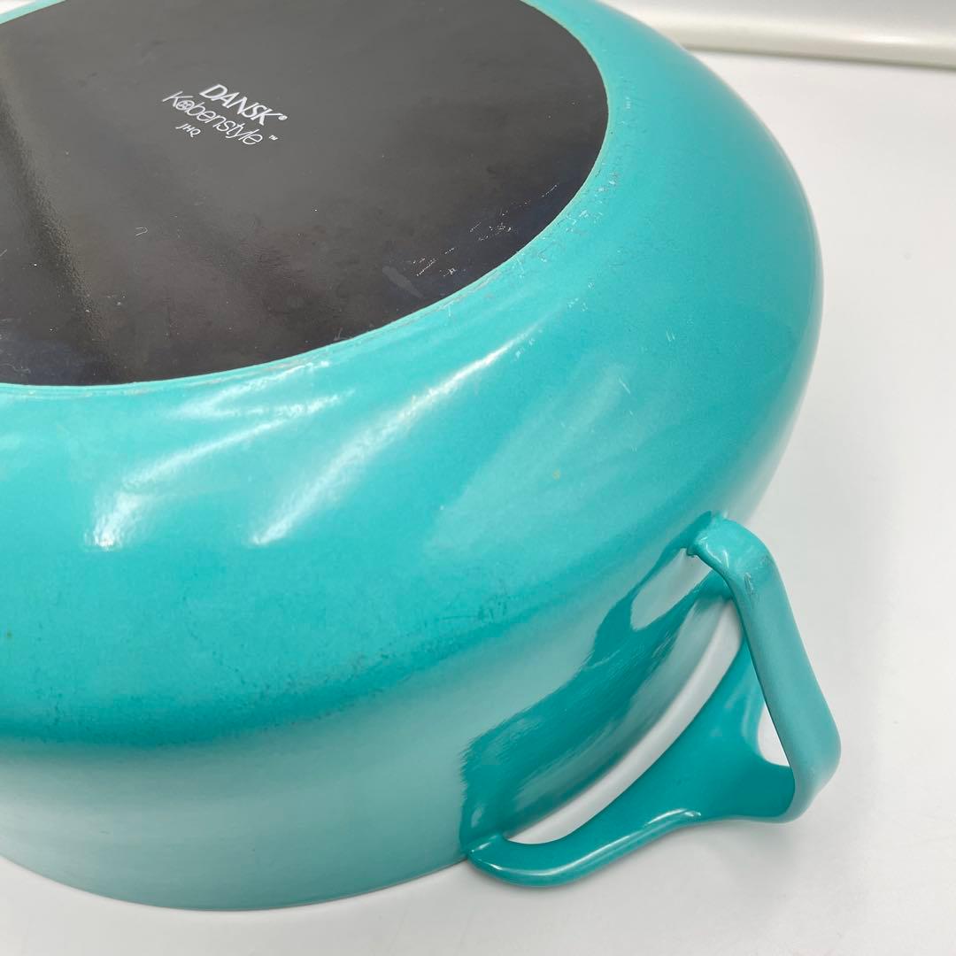 DANSK 両手鍋 コベンスタイル ターコイズ　25cm 希少