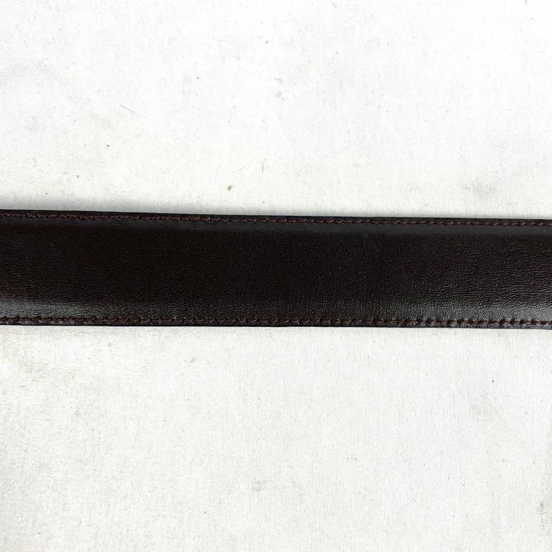 CELINE セリーヌ ベルト トリオンフ ゴールド バックル レザー ブラック