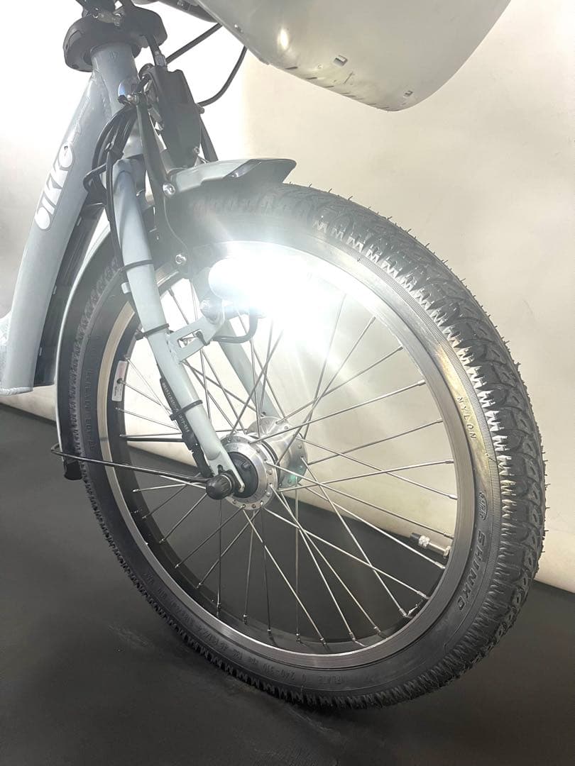 1年保証 ブリヂストン　ビッケポーラー　20インチ　水色　電動アシスト自転車